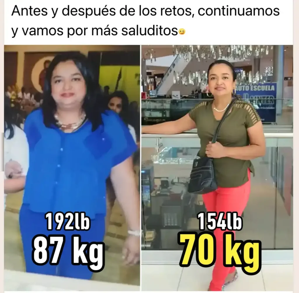 antes y despues reto